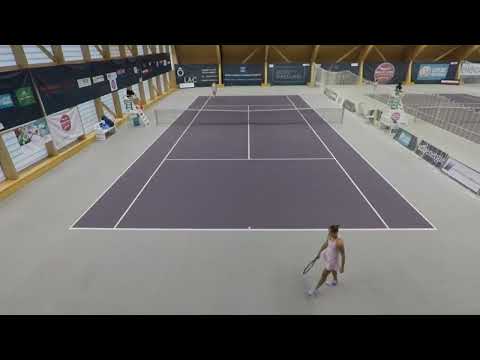 Sofia Costoulas - Daria Lopatetska (W25 Petange 2022 R16)