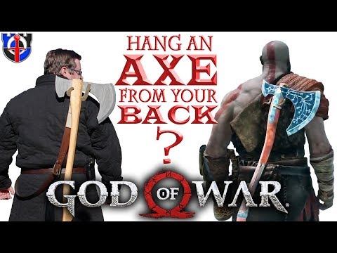 Can you hang an AXE from your back as easy as Kratos in God of War?