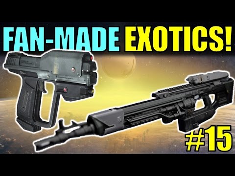Destiny: FAN-MADE EXOTICS! | HALO PISTOL | Submit YOUR Exotic Idea! | Part 15