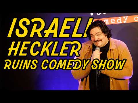 Heckler Can't Handle Joke About Israel - Colin Armstrong