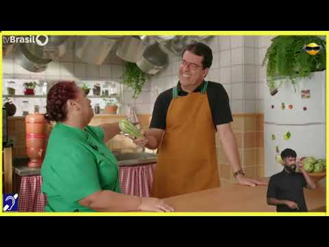 Tv EducatívaXodo de Cozinha Abóbrinha Andre Trigueiro Parte 01 Tv Brasil EBC com Libras