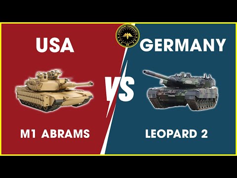 Who Wins!! M1 Abrams vs Leopard 2: Which Tank is the Most Powerful | Military Summary