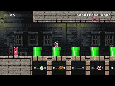 SMW Power-Up Trials 1 by NinLL72 - Super Mario Maker - No Commentary 1bl