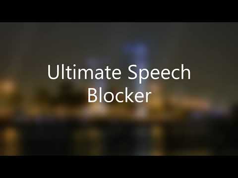Ultimate Speech Blocker | 1hr loud White noise to block voices