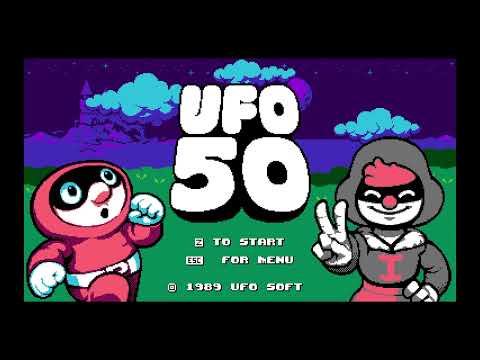 [Joseph Anderson] Joe chatting on the UFO 50 Title Screen for 17 minutes