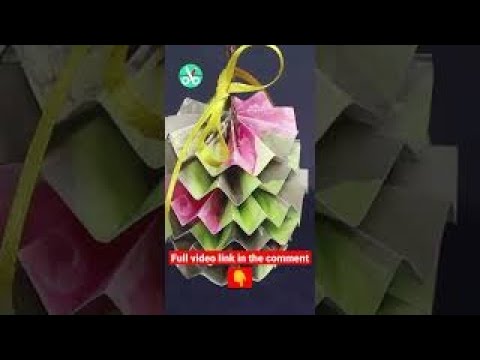 DIY Christmas tree from wool yarn thread shorts diychristmastree