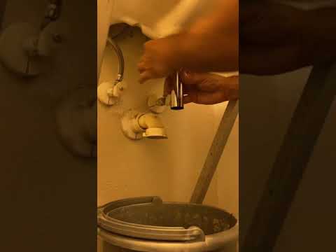 Bathroom Sink replace P-Trap and Drainage