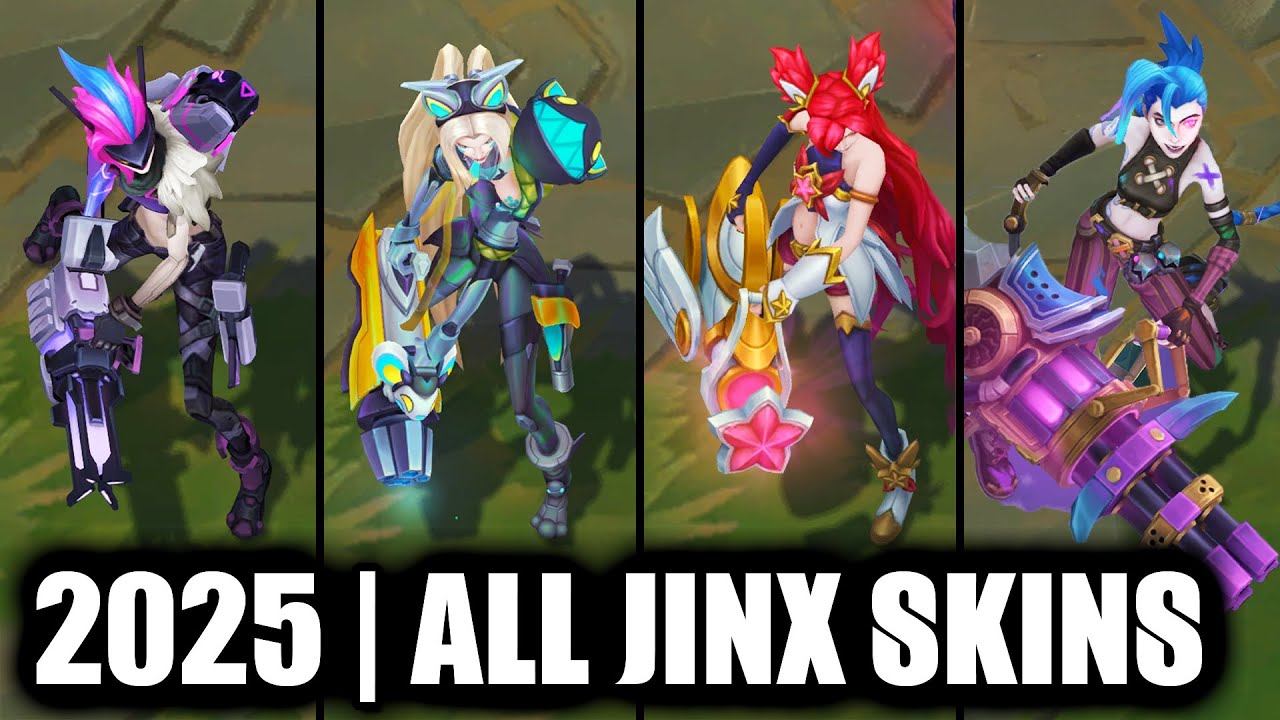 ALL JINX SKINS SPOTLIGHT 2025 | League of Legends