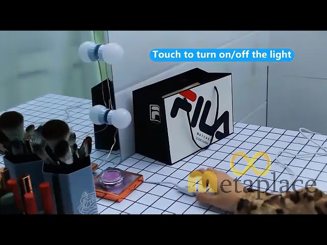 مصابيح مرآة LED على طراز هوليوود ، أحدث تصميم ، إصدار متقدم ، أكثر جمالا وأكثر عملية.