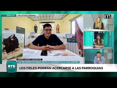 LLEGARON LAS RELIQUIAS DE MAMA ANTULA A VILLA GUILLERMINA | “UNA VISITA DE GRAN VALOR ESPIRITUAL”