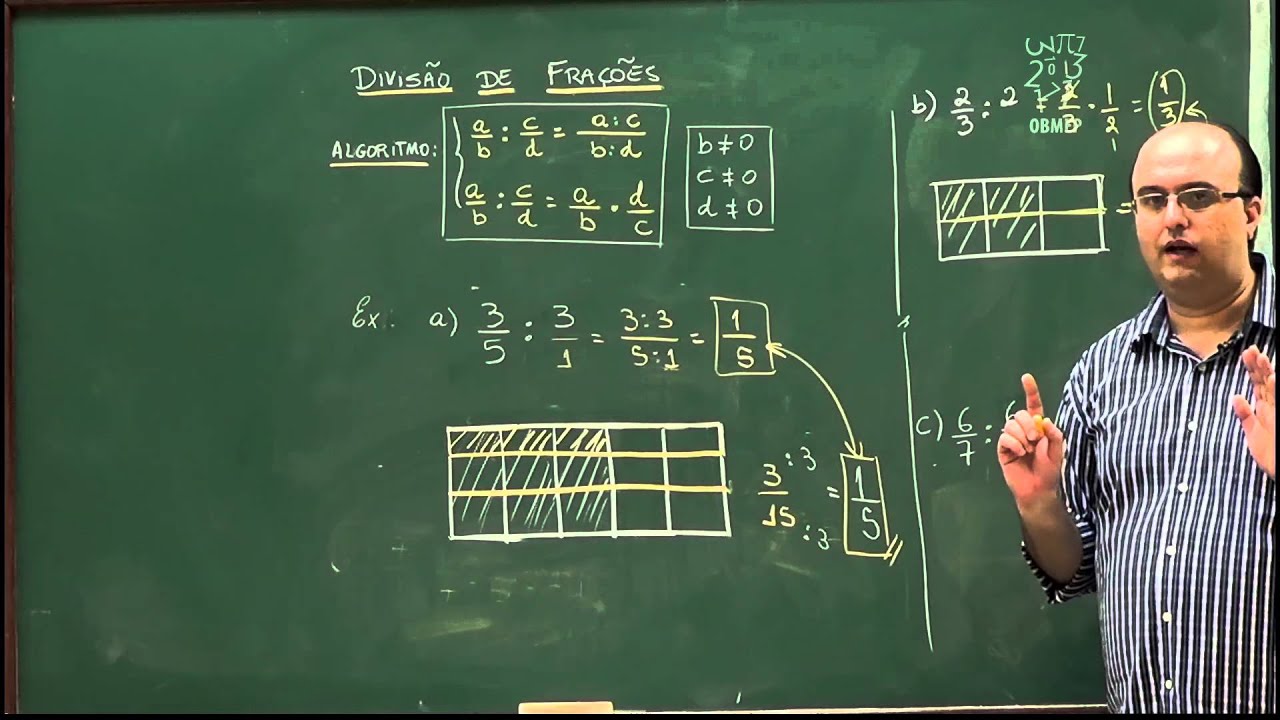 Operações com Frações – Divisão