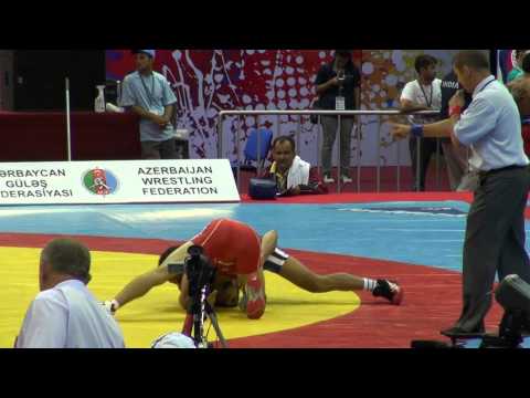 ARCHIVE 2012 Cadet World Wrestling Championship. FS 46kg  Furmanov (CAN) vs Mangal (IND)