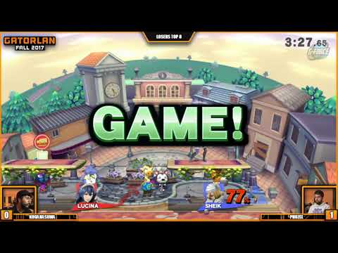GatorLAN Fall 2017 - Top 8 - Losers Side: Kogarasuma (Lucina)  vs. Phuzix (Sheik)