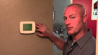 Thermostat for Your Home A/C & Heat. Thermostat maintenance. Battery Changing. 34680
