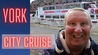 YORK River Cruise: Sightseeing cruise through York along the river Ouse, Yorkshire