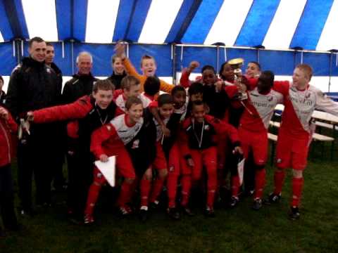 FC Utrecht D1 2e op het paastoernooi in Belgie