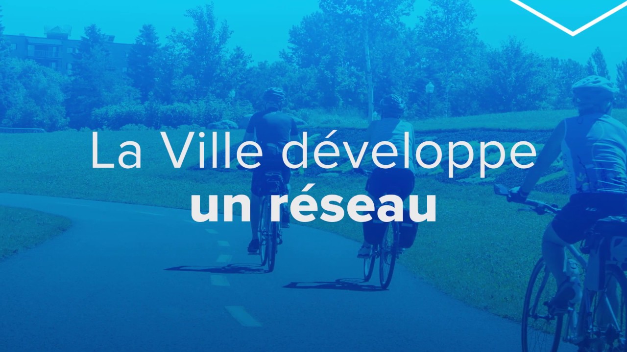 Vision des déplacements à vélo.