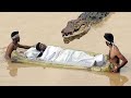 Crocodile Attack and Eat Man in Fishing River | Animal Attack Fun Made Movie By Wild Fighter