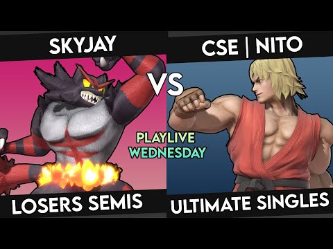 BNB Playlive Wednesday 1 - Skyjay (Incineroar) VS CSE | Nito (Ken) Losers Semis