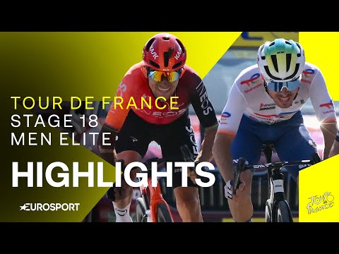 A RIDE TO REMEMBER! 🥹 | Tour de France Stage 18 Race Highlights | Eurosport Cycling