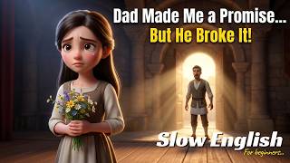 Dad Made Me a Promise… But He Broke It! | Slow English Listening Practice