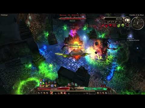 [Grim Dawn] Full Retaliation Tank VS Wave 170 Crucible (Challenger)