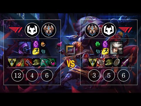 T1 Burdol Jax vs T1 Wooje Camille Top - KR Patch 10.12