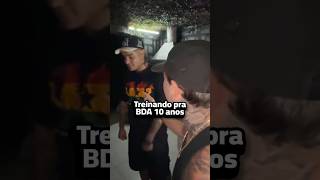 o DUDU e o THIAGO tavam levando a sério essa batalha! #batalhaderima