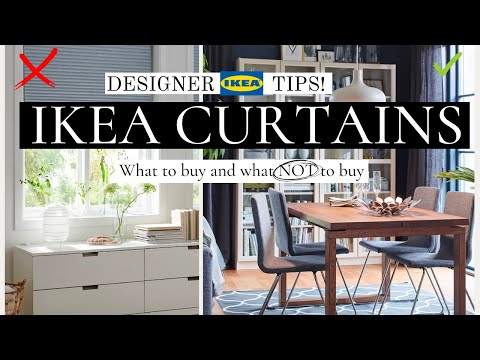 BEST AND WORST IKEA CURTAINS | TOP DESIGNER APPROVED CURTAINS & WHAT TO AVOID | SHOP WITH ME