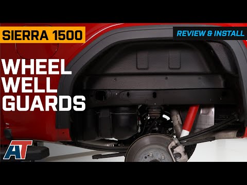 2019-2024 Sierra 1500 Rear Wheel Well Guards; Black Review & Install