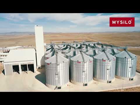 Grain rice silos storage