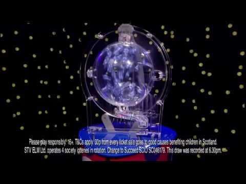 Scottish Children's Lottery Draw 11 - 09/01/2017