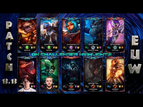EUW Challenger Match #695 Highlights Patch 13.13 [FUT roulette,AST Dajor, MSF Mersa, G2 BrokenBlade]