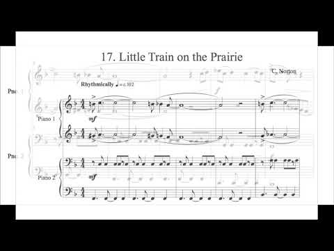 C. Norton - 17. Little Train on the Prairie - Microjazz Piano duets collection 1 (piano four hands)
