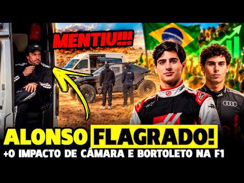 🚨FLAGRANTE: ALONSO TESTA CARRO DE RALI EM PREPARAÇÃO PARA DAKAR! +CAMARA E BORTOLETO | FÓRMULA 1