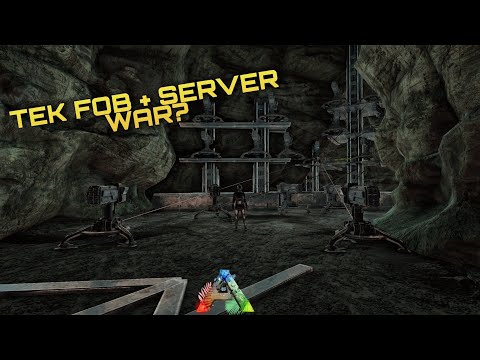 Defending our Bear Cave from a TEK FOB | Server War at our base?!? | ACS PvP