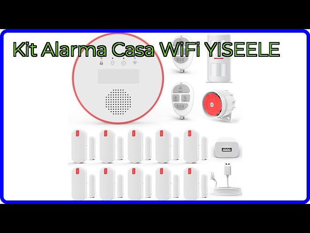 Vídeo relacionado con YISEELE Alarma para casa: Kit Alarma casa 5 GHz WiFi - con Reloj y App Gratis - Completo 1 Sirena 125dB - 6 Sensores Puerta/Ventana - 2 Mandos - 1 Central - Compatible con Alexa y Google Home