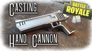 FORTNITE Real Life Challenge: Making Hand Cannon - Desert Eagle (Aluminum Casting)