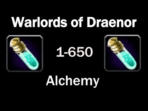 WoD Alchemy Leveling Guide! 1-650 In Under 10 Minutes!