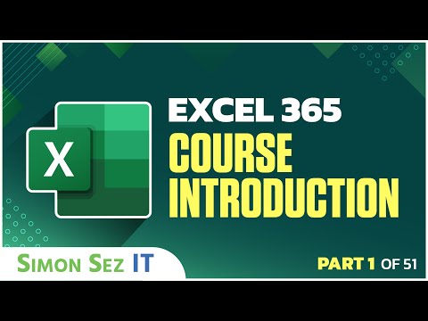 Excel 365 for Beginners Getting Started and Introduction 1 of 51