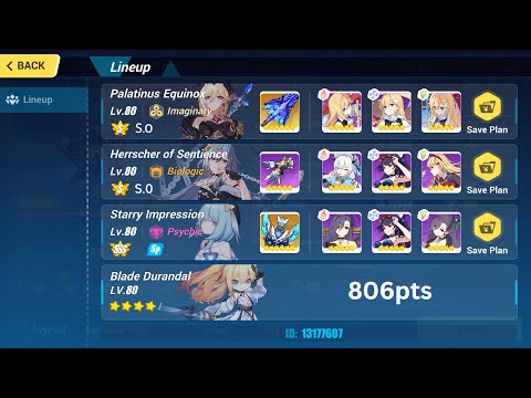 HI3 SEA [EX Abyss] Nirvana D466: HoD (IMG) 805+ pts - PE(S0) HS(S0) SI, 4*Dudu ELF