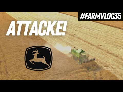 JOHN DEERE T550i im Raps! 💪🏻 Wie ist der Ertrag? 🤔 FARMVLOG 35