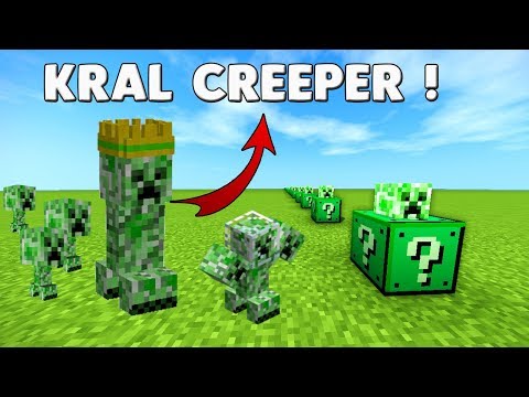 CREEPER ŞANS BLOKLARI - Minecraft