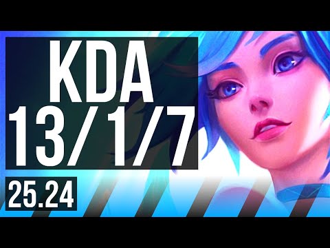 ORIANNA vs FIZZ (MID) | Good KDA: 13/1/7 | EUW Diamond | 25.24