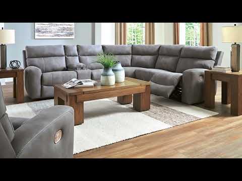 Next-Gen DuraPella Slate Power Reclining Sectional from Ashley