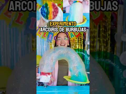 How to Make Rainbow Bubbles 🫧🌈 - Homemade Experiments for Kids