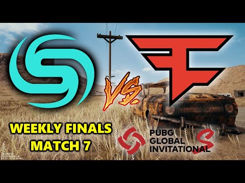SONIQS vs FAZE CLAN - WEEKLY FINALS - PGI.S - MATCH 7 -PUBG