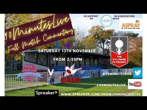 Match Highlights of the FA TROPHY NON LEAGUE game between WELWYN GARDEN CITY and CARSHALTON ATHLETIC