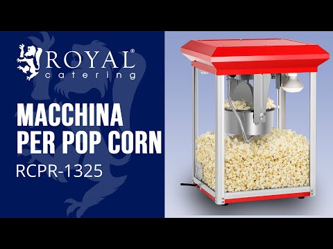 Video - Macchina per pop corn - 8 oz