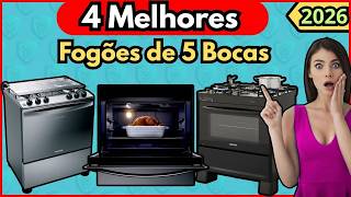 Os 4 Melhores Fogões de 5 Bocas de 2026 (Guia Definitivo de Compra)
